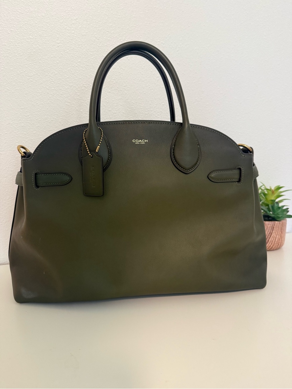 Coach Olive Green Empire 40